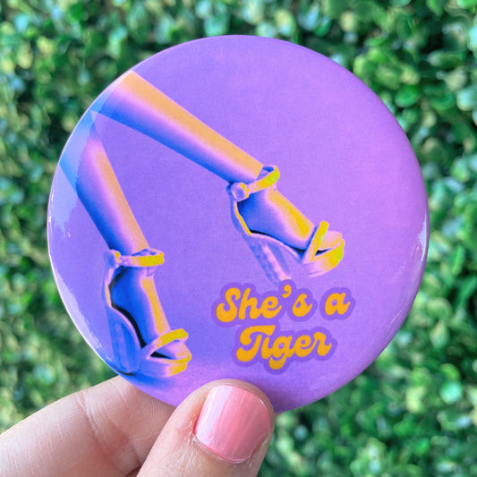 She - Tiger - Purple & Yellow