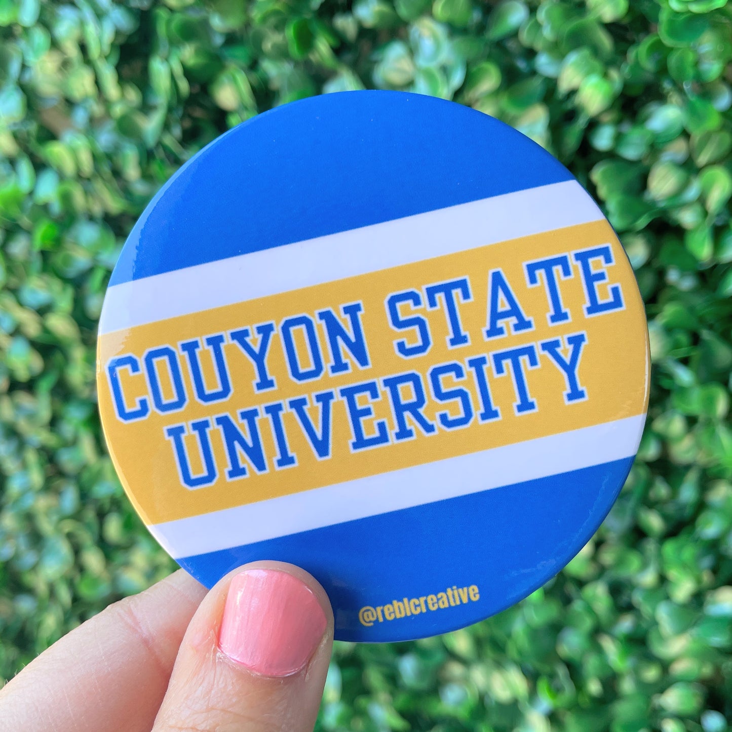 Couyon State University - Blue & Yellow