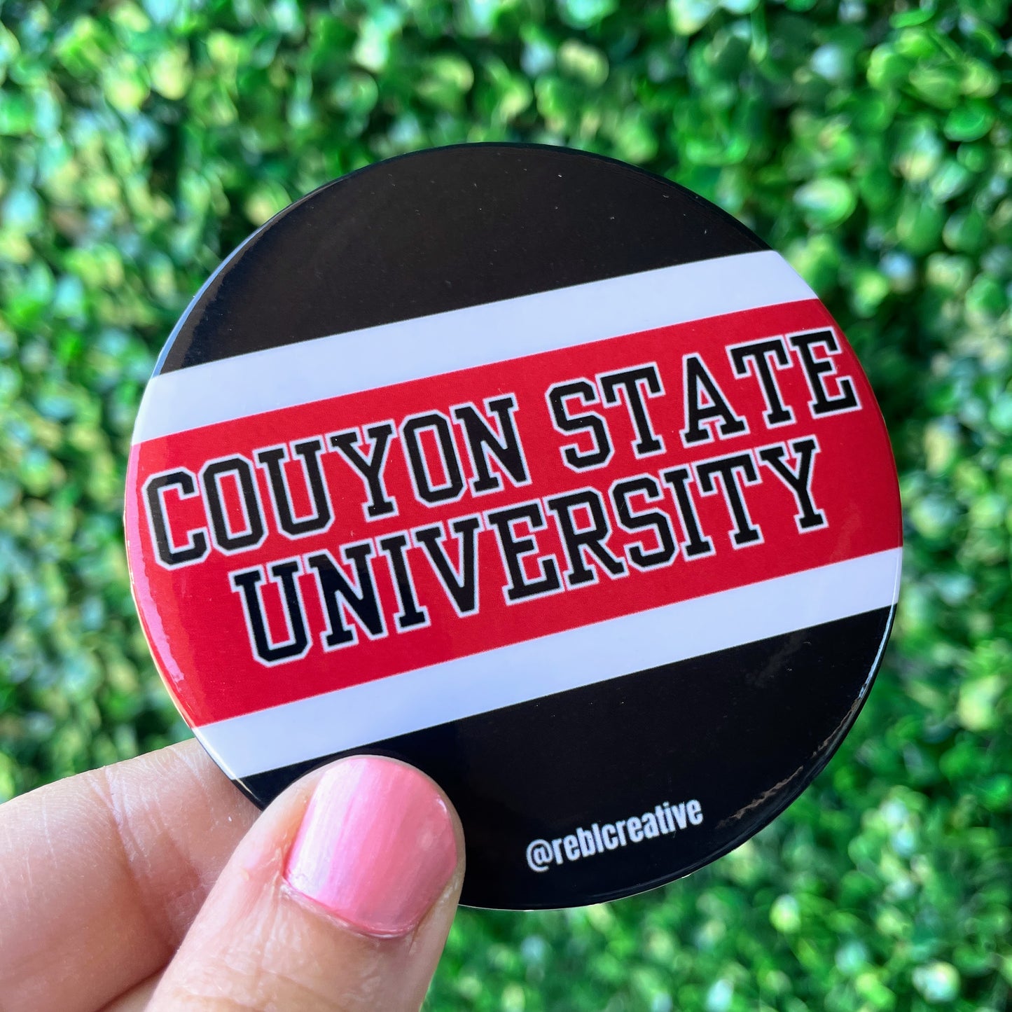Couyon State University - Black & Red