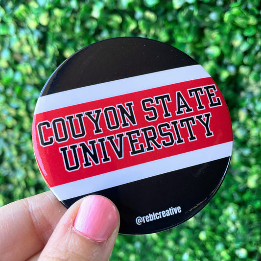 Couyon State University - Black & Red