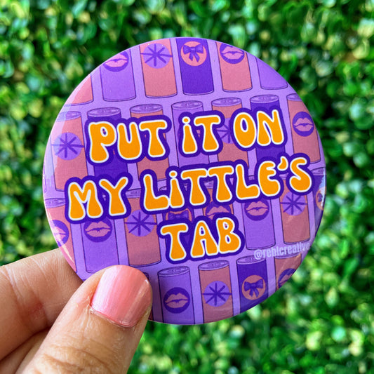Little's Tab - Purple & Yellow