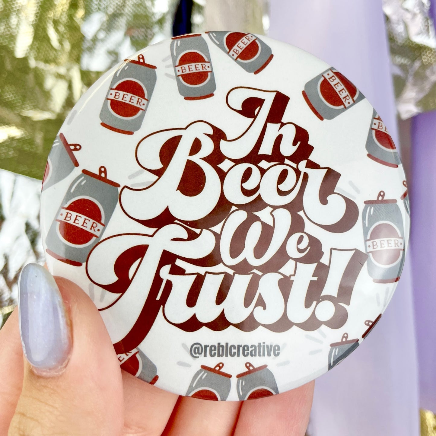 *Beer - Maroon & Grey