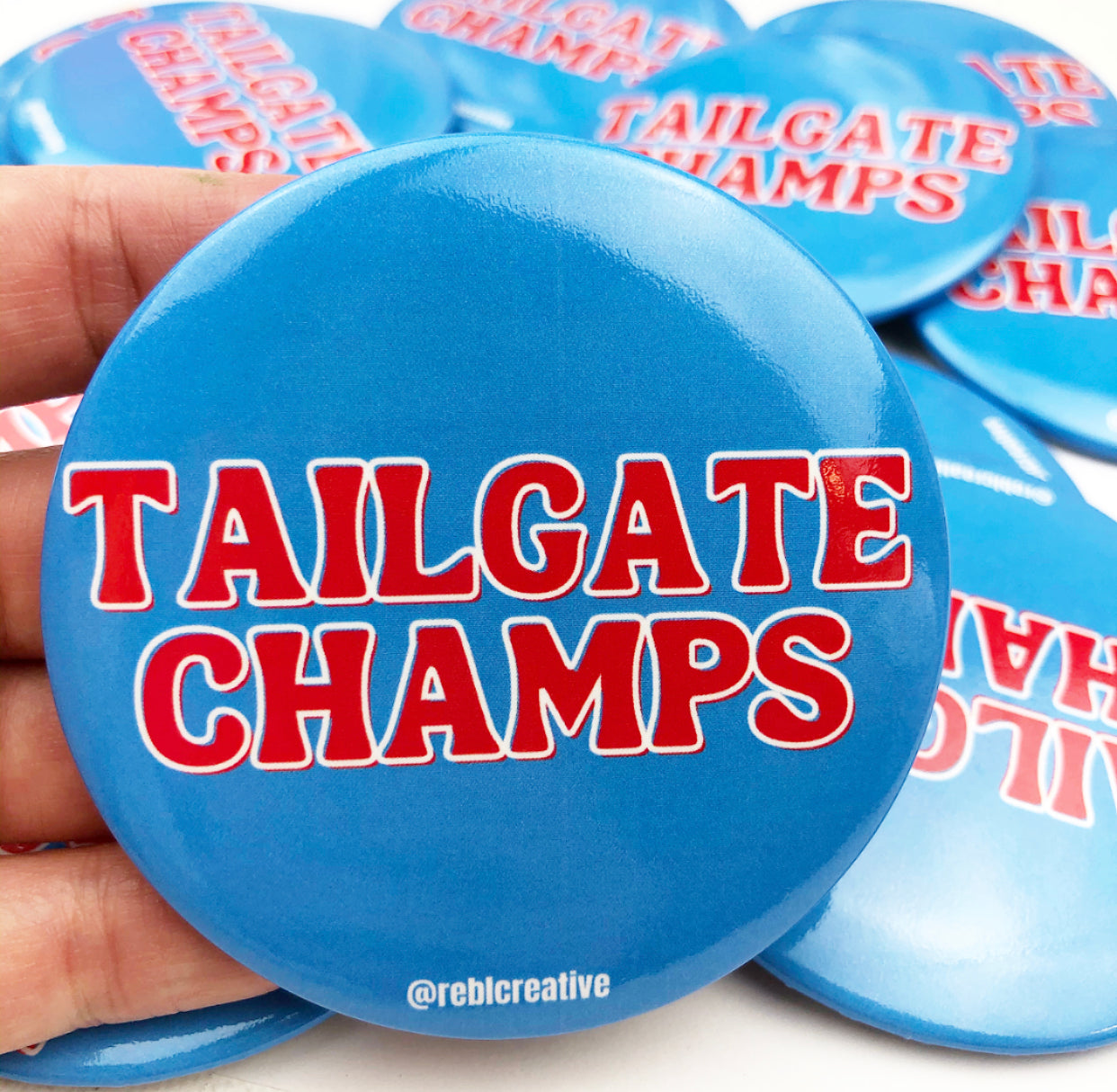 Tailgate Champs - Red & Blue