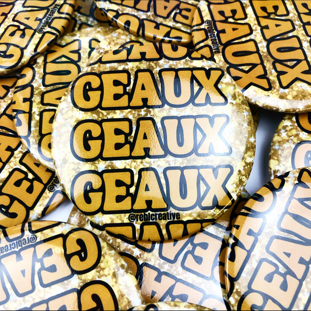 GEAUX GEAUX - Black and Gold