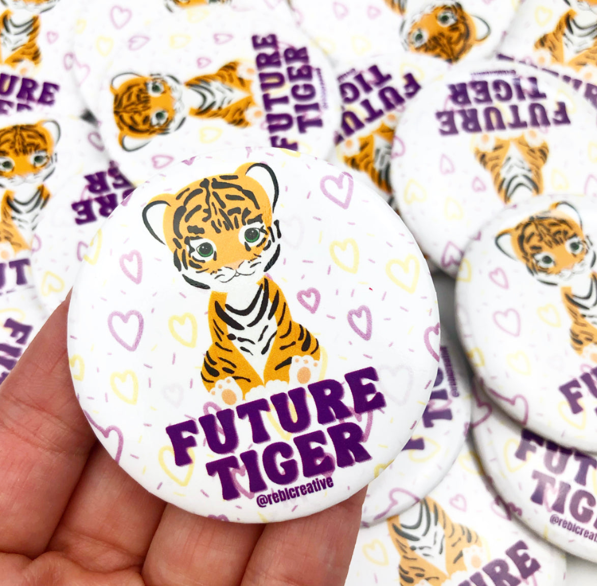 Future Tiger - Purple/Yellow