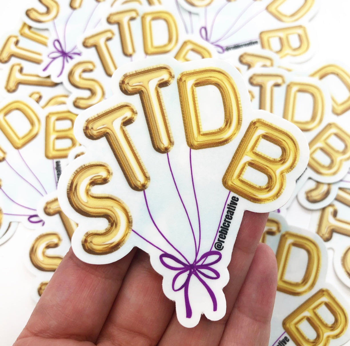 STICKER - STTDB Balloons – REBL Buttons by REBL Creative